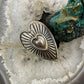 Carolyn Pollack Southwestern Style Sterling Silver Decorated Heart Ring For Women