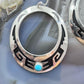 Tommy & Rosita Singer Sterling Silver Turquoise Dot Hoop Dangle Earrings For Women #3