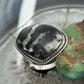 Sterling Silver Southwestern Style White Buffalo Heart Shape Ring Size 10 For Women