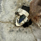 Sterling Silver Southwestern Style Teardrop Azurite Ring Size 10.5 For Women