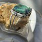 Sterling Silver Southwestern Style Large Square Variscite Bracelet For Women