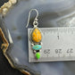Sterling Silver Southwestern Style Multistone Dangle Earrings For Women #2