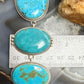 Sterling Silver Southwestern Style Kingman Turquoise 33" Necklace For Women #1
