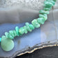 Carolyn Pollack Sterling Silver Green Chalcedony & Turquoise 14"-18" Necklace For Women