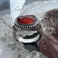 Carolyn Pollack Sterling Silver Oval Carnelian Engraved "Energy" Ring For Women