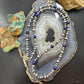 Carolyn Pollack Sterling Silver Decorated 4mm-8mm with Lapis Beads Necklace For Women