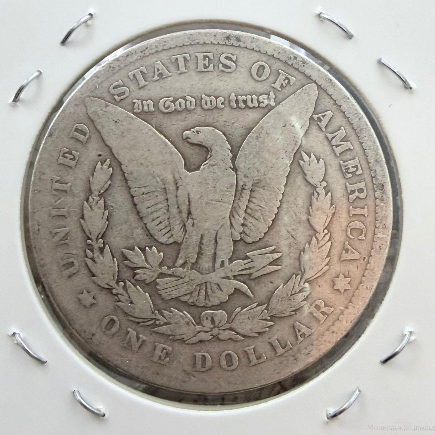 US 1884 90% Morgan Silver Dollar G-VG #122125-19GH