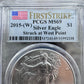 2015-W US American Silver Eagle .999 Fine Silver First Strike PCGS MS69