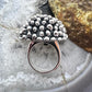 Sterling Silver Electroform Multi Ball Dome Fashion Ring For Women, Taxco Mexico