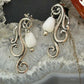 Carolyn Pollack Sterling Silver White Jasper Bead Swirls Post Earrings For Women