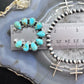 Sterling Silver Southwestern Style Turquoise Naja w/Native Cross 20" Necklace For Women
