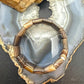 Large Rectangle Agate Beads Stretch Bracelet For Women