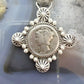 1940 Genuine 90% Silver US Mercury Dime Decorated Unisex Pendant