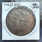 1890 US 90% Morgan Silver Dollar VF-XF #71825-5GL
