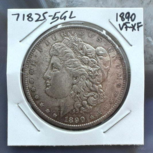 1890 US 90% Morgan Silver Dollar VF-XF #71825-5GL