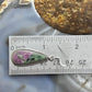 Sterling Silver Southwestern Style Teardrop Ruby Zoisite Dangle Earrings For Women