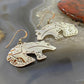 Brad Panteah Sterling Silver Stamped Fetish Bear Dangle Earrings For Women #2