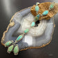 Sterling Silver Southwestern Style 13 Royston Turquoise Lariat 26" Necklace For Women