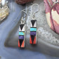 Starllie & Sheryl Edaakie Sterling Silver Multistone Inlay Dangle Earrings For Women #3