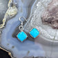 Carolyn Pollack Sterling Silver Turquoise Dangle Earrings For Women