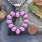 Native American Sterling Silver Phosphosiderite Heart Shape Pendant For Women