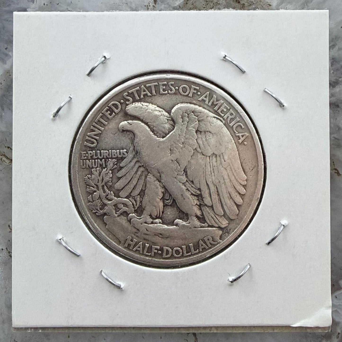 1943 US Walking Liberty Half Dollar 90% Silver VG-F #121725-7E