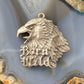 Sterling Silver "Born Wild" Eagle Pendant