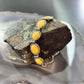 Carolyn Pollack Sterling Silver Yellow Jasper Decorated Link Bracelet For Women