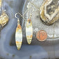 Sterling Silver Marquise Ocean Jasper Slab Dangle Earrings For Women #143