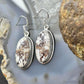Sterling Silver Southwestern Style Oval Wild Horse Dangle Earrings For Women #1