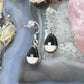 Clifton Aguilar Sterling Silver Teardrop Multistone Inlay Dangle Earrings For Women #3