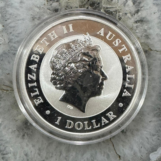 2018 Australian 1.0 Troy Ounce .999 Kookaburra Silver Round Mint