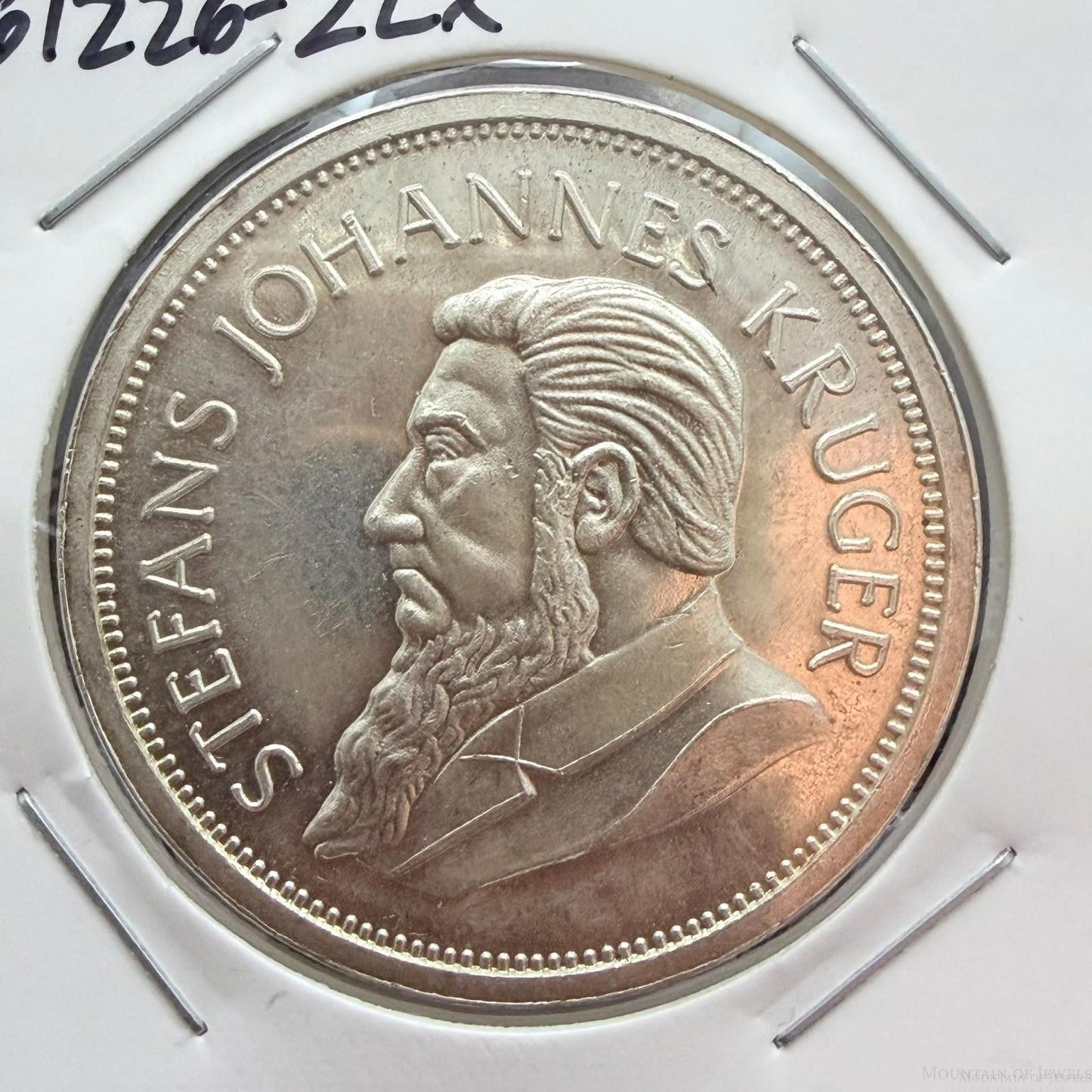 1.0 Troy Ounce of .999 Pure Silver Round Krugerrand Commemorative #612226-2LX