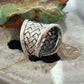 Sterling Silver Tapered Woven Fashion Ring For Women