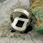 Sterling Silver Southwestern Style Rectangle Star Amethyst Ring Size 8 For Women