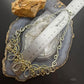 Carolyn Pollack Sterling Silver & Brass Swirl Decorated 15" Necklace For Women