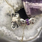 Carolyn Pollack Sterling Silver 3 Faceted Amethyst Bow Post Earrings For Women