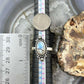 Sterling Silver Southwestern Style Oval Golden Hill Turquoise Adjustable Ring  For Women #11
