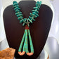 Vintage Native American Disk Beads Turquoise & Spiny Oyster Jacla Necklace For Women