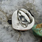 Sterling Silver Southwestern Style White Buffalo Heart Ring Size 6 For Women