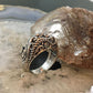 Carolyn Pollack Southwestern Style Sterling Silver Decorated Dome Ring For Women