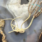 Vintage Native American 3 Strands Heishi Beads &Turquoise 26" Necklace For Women