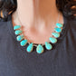 Sterling Silver Southwestern Style Kingman Turquoise 20" Necklace For Women
