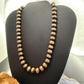 Copper 10.5 mm Navajo Pearl Beads Length 16" Necklace For Women