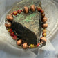 Southwestern Style 6-9.5mm Copper Navajo Pearl Beads & Sediment Jasper Stretch Bracelet For Women