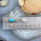 Sterling Silver Southwestern Style Teardrop Turquoise Unisex Zia Pendant