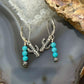 Carolyn Pollack Sterling Silver Turquoise Beads & Cactus Charm Dangle Earrings For Women