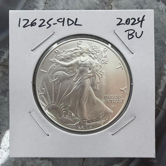 US 2024 1.0 Troy Ounce .999 American Eagle BU Condition #12625-9DL