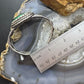 Vintage Taos Pueblo Native American Sterling Silver Malachite Bracelet For Women
