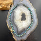 Sterling Silver 8mm Round Mexican Calcite 16" Necklace For Women